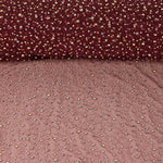 Tule bordô com strass iridescentes - Ribes y Casals
