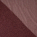 Tule bordô com strass iridescentes - Ribes y Casals