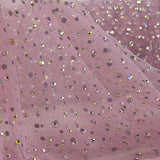 Tule Rosa Claro com Strass Iridescentes - Ribes y Casals