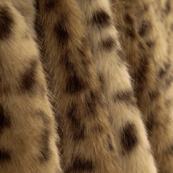 Pelo comprido estampado com padrão de leopardo Savanna - Ribes y Casals