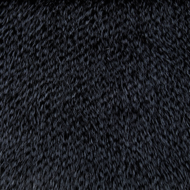 Pelo comprido com efeito raposa, Zafira, azul e preto - Ribes y Casals