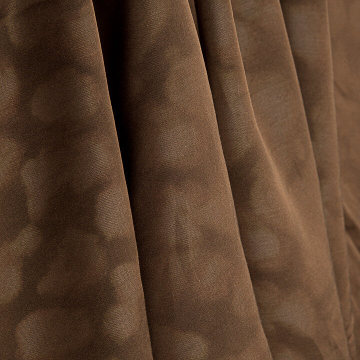 Tecido de viscose estampado de dupla face, padrão mosaico terra - Ribes y Casals