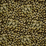 Tecido de viscose estampado de dupla face com padrão mosaico em tom de azeitona - Ribes y Casals
