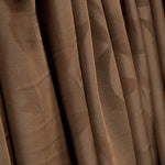 Tecido de viscose estampado de dupla face com ondas abstratas em tons de terra - Ribes y Casals