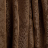Tecido de viscose estampado de dupla face com animal print de cobra castanha - Ribes y Casals