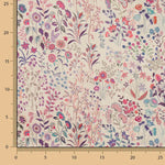 Bombazina estampada «Jardim Selvagem» multicolor - Ribes y Casals