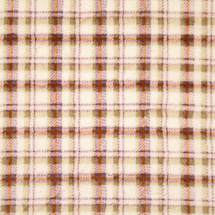 Coralina estampada com tartan em tons de terra - Ribes y Casals