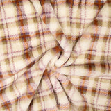 Coralina estampada com tartan em tons de terra - Ribes y Casals