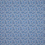 Popelina estampada em azul paisley - Ribes y Casals