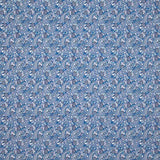 Popelina estampada em azul paisley - Ribes y Casals