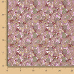 Popelina estampada em rosa paisley - Ribes y Casals