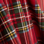 Loneta Navidad Lurex Cuadros Rojos - Ribes y Casals