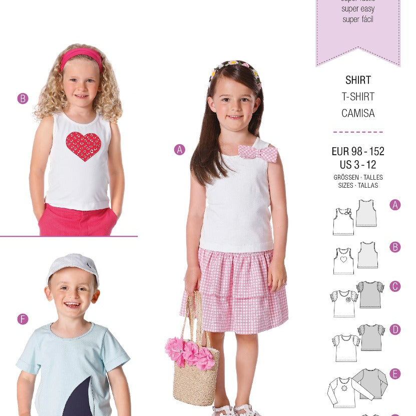 Patrón Burda 9439 Shirt - Ribes y Casals