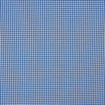 Camisa de algodão Vichy azul e branco - Ribes y Casals