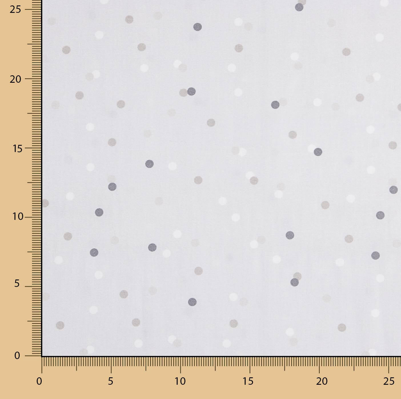 Percal estampado Confeti cinzento - Ribes y Casals