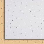 Percal estampado Confeti cinzento - Ribes y Casals