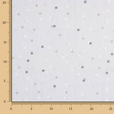 Percal estampado Confeti cinzento - Ribes y Casals