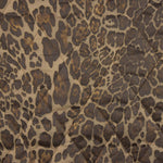 Manta leve dupla face com animal print e ocre - Ribes y Casals