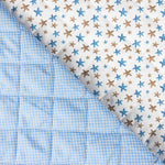 Almofadada Popelina Estrelas e Bolinhas Azul - Ribes y Casals