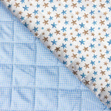 Almofadada Popelina Estrelas e Bolinhas Azul - Ribes y Casals