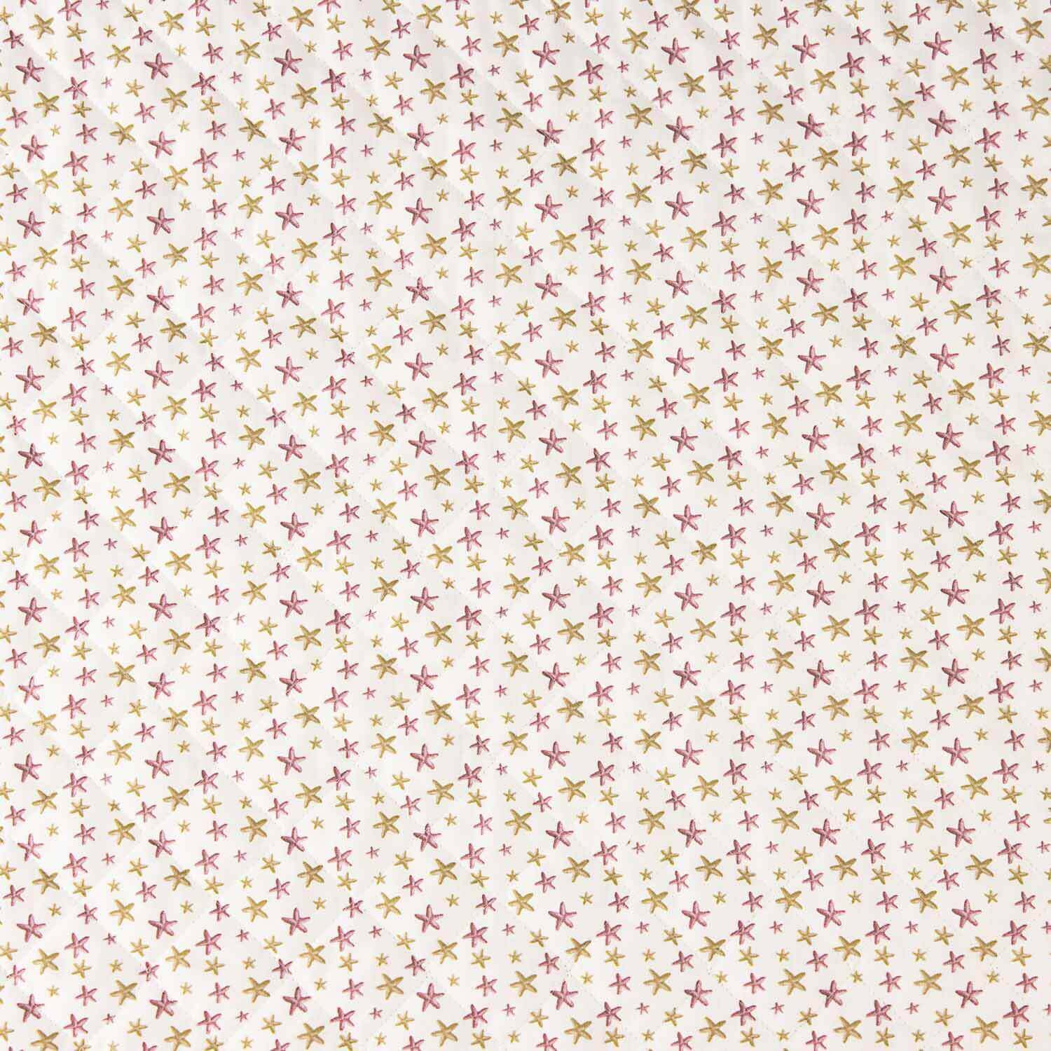 Colcha de Popelina Estrelas Rosas - Ribes y Casals