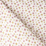Colcha de Popelina Estrelas Rosas - Ribes y Casals