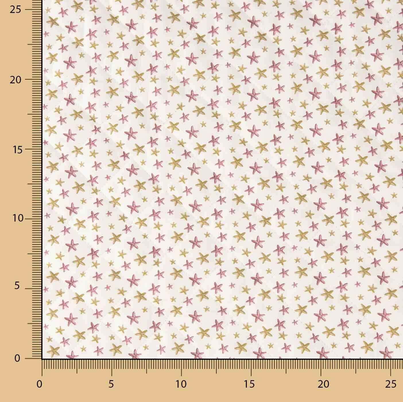 Colcha de Popelina Estrelas Rosas - Ribes y Casals