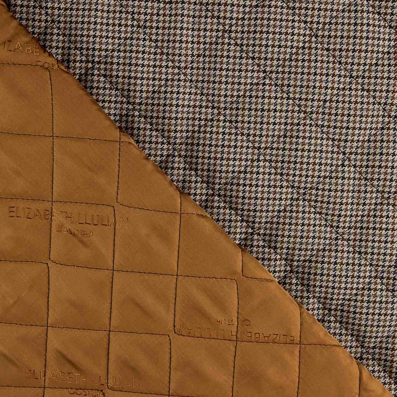 Acolchoada Pata de Galo com Forro Cobre - Ribes y Casals