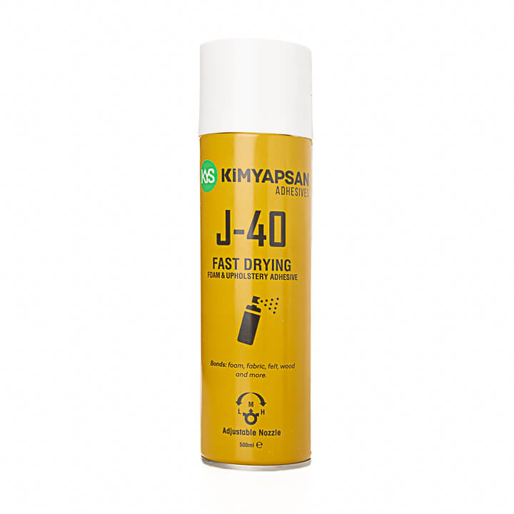 Adesivo em spray Kimyapsan J-40 500 ml para estofos e tetos de automóveis - Ribes y Casals