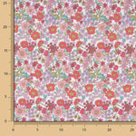 Percal estampado com padrão floral rosa - Ribes y Casals