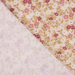 Percal estampado com flores silvestres rosa - Ribes y Casals
