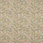 Percal estampado floral verde - Ribes y Casals