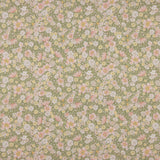 Percal estampado floral verde - Ribes y Casals