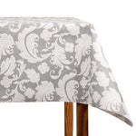 Toalha de mesa resina floral cinza - Ribes y Casals