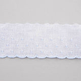 Tira de batista branco e azul 3cm - Ribes y Casals