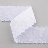 Tira de batista branco e azul 3cm - Ribes y Casals
