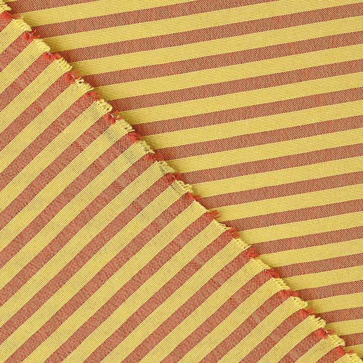 Bámbula Leve com Riscas Bicolor em Coral e Amarelo - Ribes y Casals