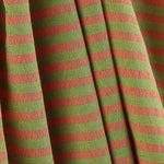 Bámbula Leve com Riscas Bicolor em Coral e Verde - Ribes y Casals