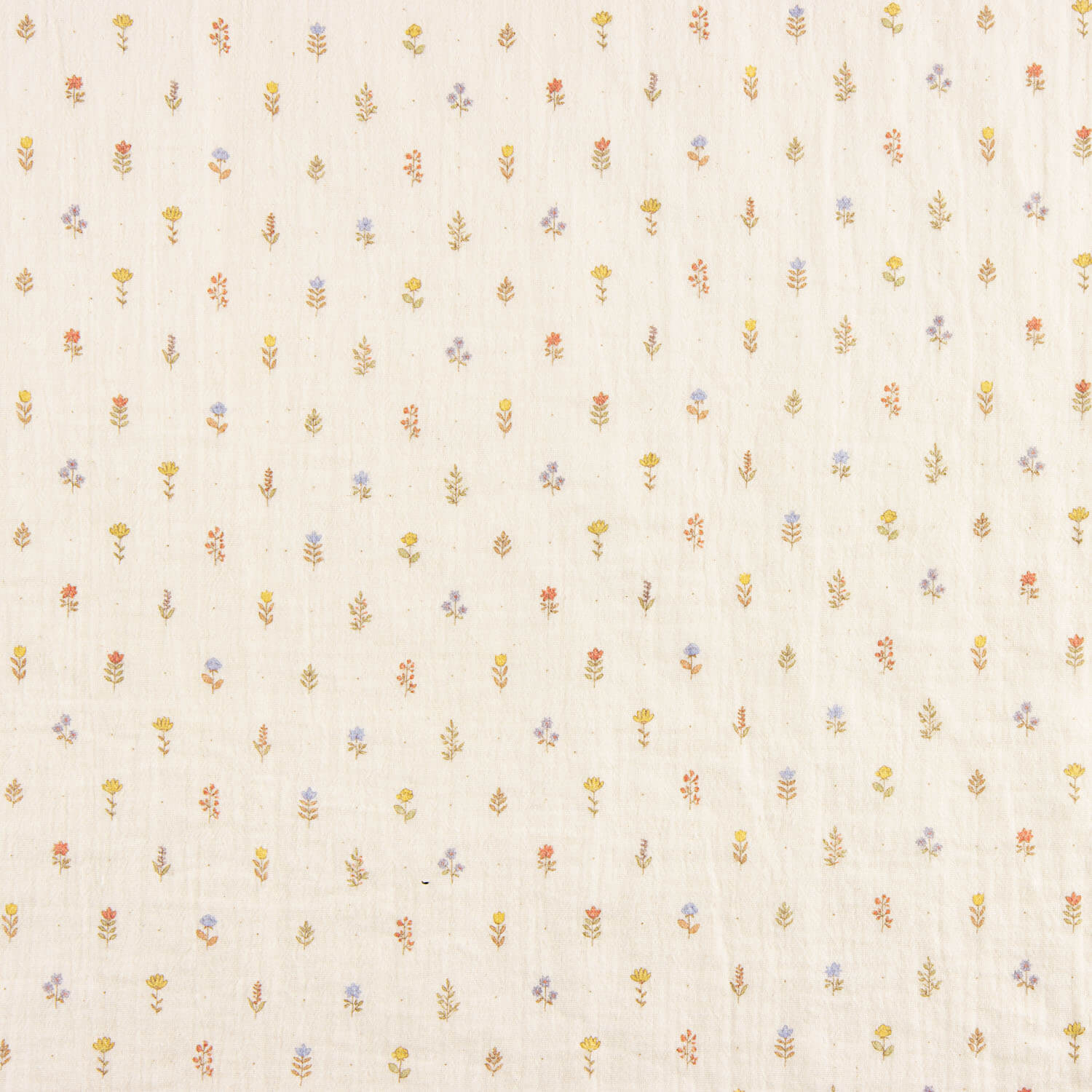 Bambula Doble Gasa Florecitas Multicolor - Ribes y Casals