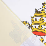 Painel com bandeira do Vaticano e brasão - Ribes y Casals