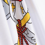 Painel com bandeira do Vaticano e brasão - Ribes y Casals