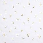 Batista Algodão Bordada Margaridas Brancas - Ribes y Casals