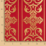 Brocado Barroco Vermelho Ouro - Ribes y Casals