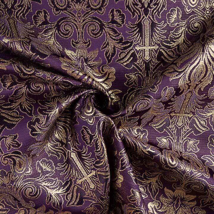 Brocado Versailles Ametista e Ouro - Ribes y Casals