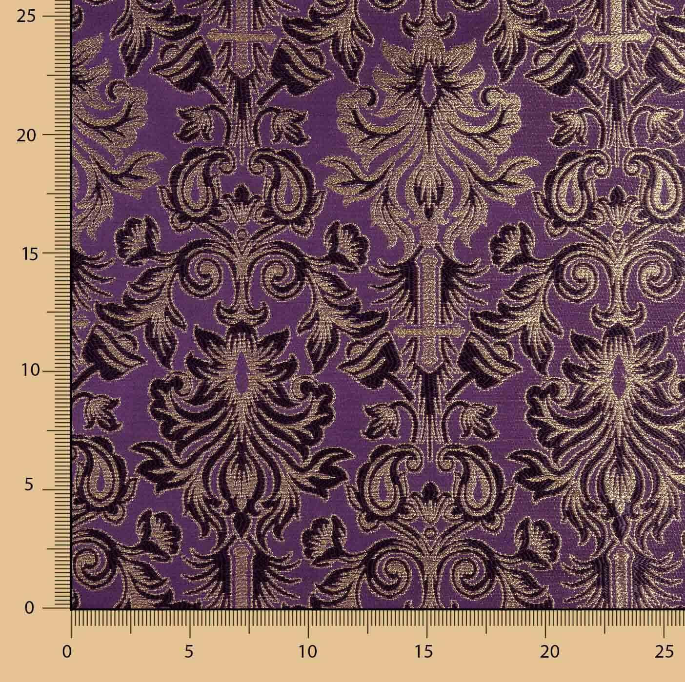 Brocado Versailles Ametista e Ouro - Ribes y Casals