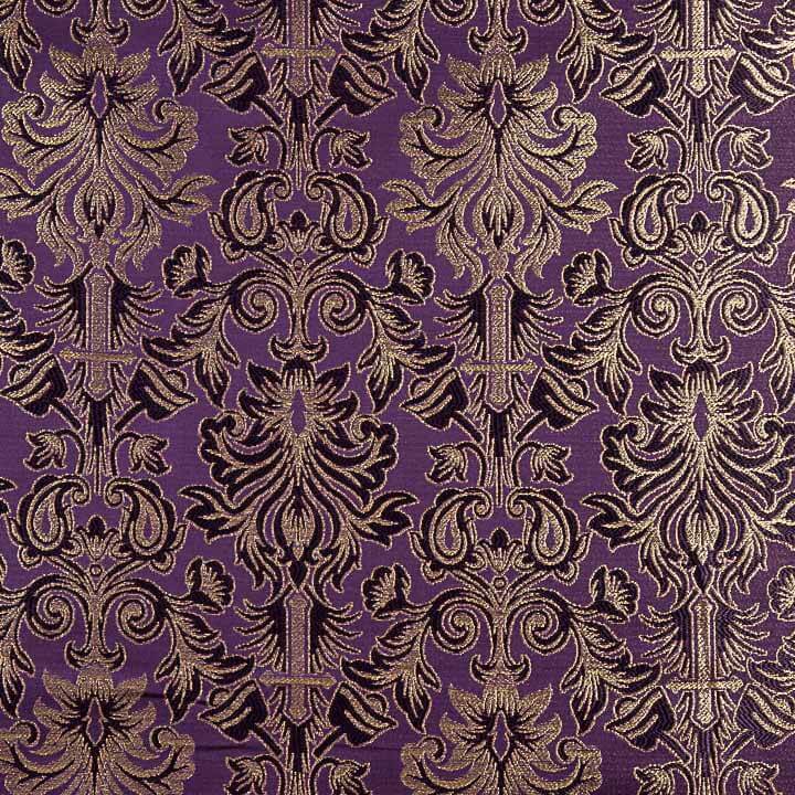 Brocado Versailles Ametista e Ouro - Ribes y Casals