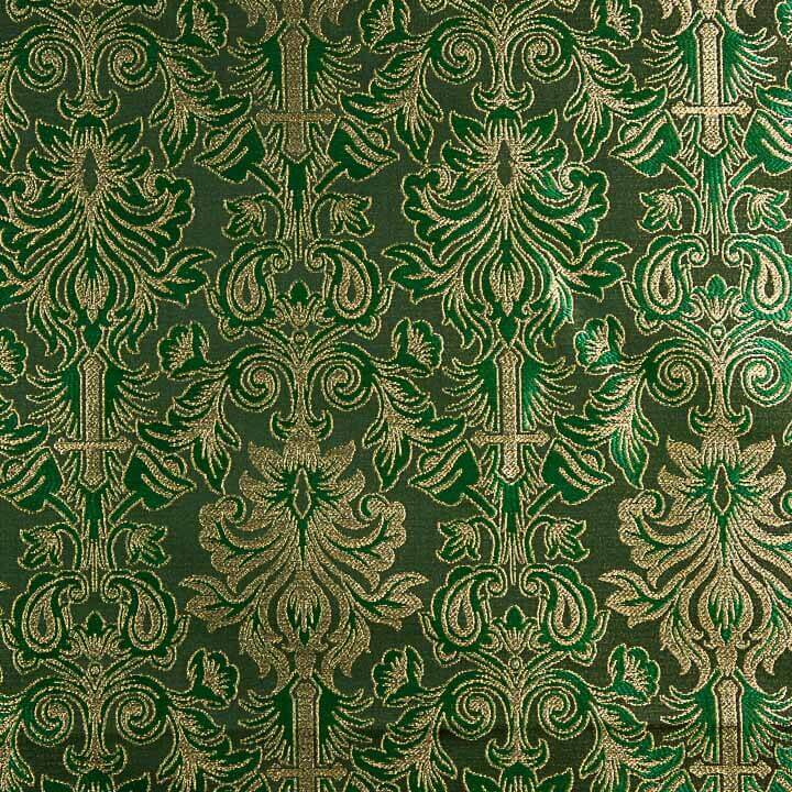 Brocado Versalhes Verde e Dourado - Ribes y Casals