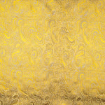 Jacquard Cru com Lurex Caxemira Dourado - Ribes y Casals