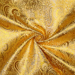 Jacquard Cru com Lurex Caxemira Dourado - Ribes y Casals