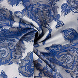 Brocado Royal Bloom Azul Safira - Ribes y Casals